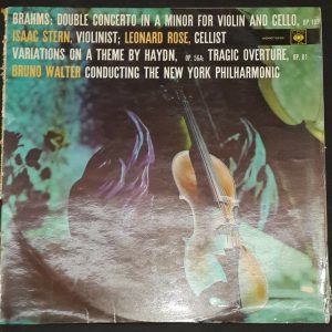 Brahms Double Concerto for Violin & Cello STERN ROSE WALTER CBS 72262 lp ED1