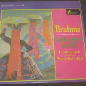 Brahms Hungarian Dances Piano – Beatriz / Walter Klien Mallasz Vox Turnabout LP