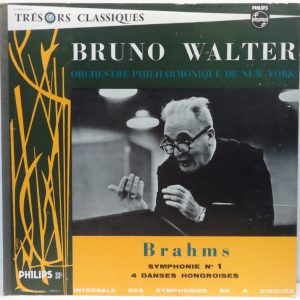 Brahms – Symphony No. 1 / Hungarian Dances LP BRUNO WALTER Philips L 01.311 L