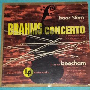 Brahms ‎- Violin Concerto Beecham Stern Columbia ML 4530 6 Eye LP