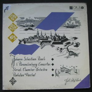 Brandenburg concertos 1-6 Bohdan Warchal OPUS 2 lp Gatefold  Czechoslovakia