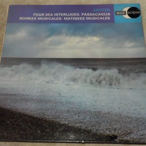 Britten Four Sea Interludes Etc Van Beinum Cree ‎  Decca ECS 712 lp EX