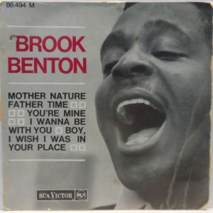 Brook Benton – Mother Nature, Father Time 7″ EP France Funk Soul R&B 1966