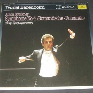 Bruckner Symphony No. 4 Romantic Barenboim ?DGG 410 835-1 lp EX