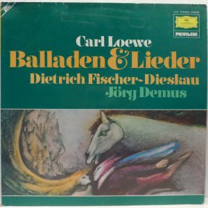 Carl Loewe – Balladen & Lieder 2LP Set Dietrich Fischer-Dieskau / Jorg Demus DGG