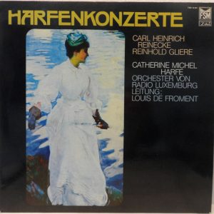 Catherine Michel / De Froment Concertos for Harp & Orchestra REINECKE GLIERE LP