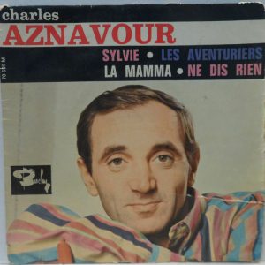 Charles Aznavour – Sylvie 7″ EP French Chanson France 1962 Barclay 70591