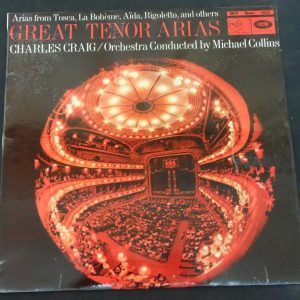 Charles Craig ‎- Great Tenor Arias EMI Music For Pleasure ‎ MFP 2032 lp ex