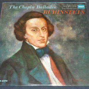 Chopin – Ballades Piano – Artur Rubinstein RCA LM-2370 lp EX