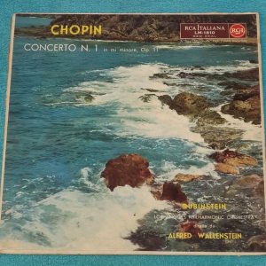 Chopin ‎- Concerto No.1 Wallenstein Piano – Rubinstein RCA LM 1810 LP