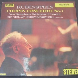 Chopin Piano Concerto # 1 Rubinstein / Skrowaczewski RCA LSC 2575 lp ED1 EX