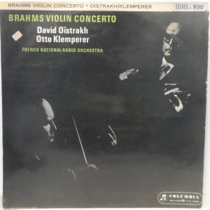 Columbia 33CX 1765 OISTRAKH / KLEMPERER Brahms – Violin Concerto in D Major LP