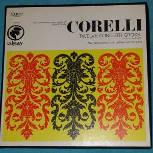 Corelli ‎– Twelve Concerti Grossi Goberman Columbia Odyssey  32 36 0002 3 LP Box