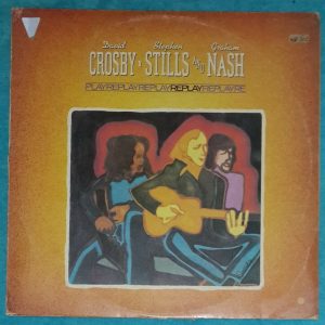 Crosby , Stills & Nash ‎– Replay Atlantic BAN 50766 Israel LP EX-