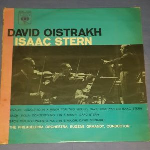 DAVID OISTRAKH / ISAAC STERN VIVALDI / BACH – ORMANDY CBS 72250 lp ED1 Violin