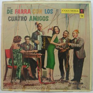 DE FARRA CON LOS CUATRO 4 AMIGOS LP rare Argentina record 1968 columbia 6 eyes
