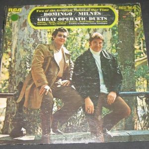 DOMINGO / MILNES Great Operatic Duets LP RCA LSC-3182  lp EX