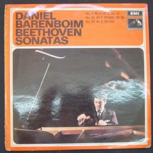 Daniel Barenboim – Beethoven Sonatas 1970 HMV HQS 1203 lp