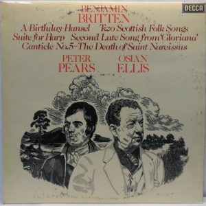 Decca SXL 6788 PETER PEARS / OSIAN ELLIS Britten – A Birthday Hansel / Canticle