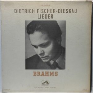 Dietrich Fischer-Dieskau / Karl Engel – Lieder BRAHMS – Album 4 France HMV