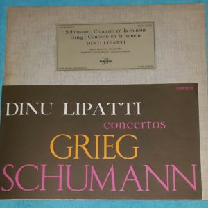 Dinu Lipatti – Schumann / Grieg Piano Concerto Columbia 33 FCX 30096 LP