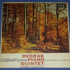 Dvorak Piano Quintet Clifford Curzon  PAX IST 514 ( Decca SXL 6043 ) LP Rare