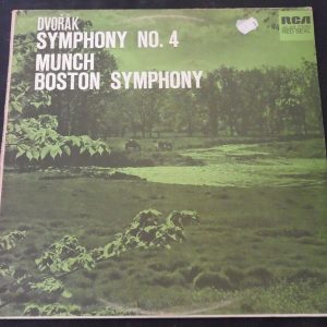 Dvorak Symphony No. 4 Munch RCA LSC 2629 lp ex