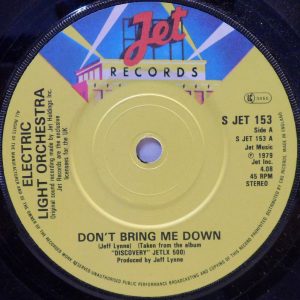 Electric Light Orchestra ELO – Don’t Bring Me Down / Dreaming Of 4000 7″ Single
