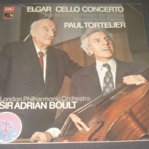 Elgar Cello concerto Introduction Serenade Tortelier Boult EMI ASD 2906 LP EX