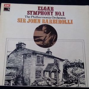 Elgar – Symphony No.1 Barbirolli HMV EMI ASD 2748 lp EX