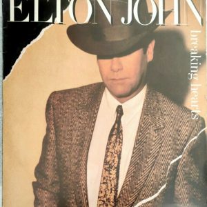 Elton John – Breaking Hearts LP 12″ Orig. 1984 Israel Pressing Passengers