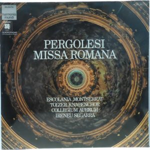 Escolania de Montserrat – Pergolesi – Missa Romana LP Harmonia Mundi Gold Quad