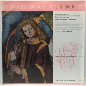 Fritz Werner / Chamber de Pforzheim – J.S. Bach – LES GRANDES CANTATES Vol. 9