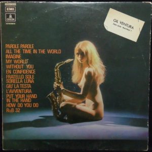 GIL VENTURA Sax Club number 1 LP Israel Israeli Nude Sexy Cover parole parole