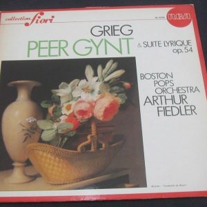 GRIEG –  Peer Gynt & Suite Lyrique Fiedler , Farrell RCA ?GL 43704 lp EX