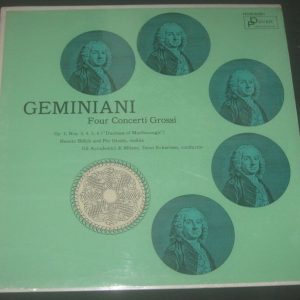 Geminiani 4 Concerti Grossi Biffoli / Giusto Eckertsen Dover HCR-5231 1964 LP
