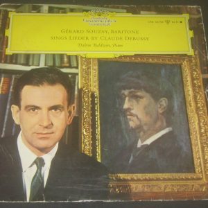 Gerard Souzay Sings Lieder Debussy Dalton Baldwin Piano DGG LPM 18758 LP 1961
