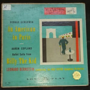 Gershwin ‎– American In Paris Copland – Billy The Kid Bernstein RCA LM-1031 lp