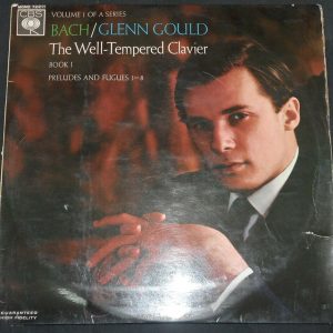 Glenn Gould Bach Well-Tempered Clavier Preludes & Fugues CBS 72211 lp ED1