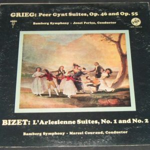 Grieg / Bizet –  Peer Gynt / L’Arlesienne Suites Perlea / Couraud  VOX lp 1963