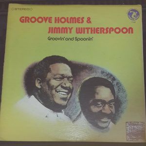 Groove Holmes & Jimmy Witherspoon ‎– Groovin’ And Spoonin Olympic Records LP EX