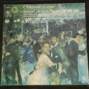 Gustave Charpentier –  Louise Cotrubas , Domingo , Pretre ‎ CBS 79302 3 LP Box