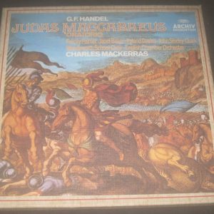 Handel Judas Maccabaeus Charles Mackerras Janet Baker 3 LP Box ARCHIV 2723 050