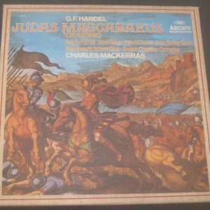 Handel – Judas Maccabaeus  Janet Baker Mackerras Archiv 2723050 3 LP Box EX