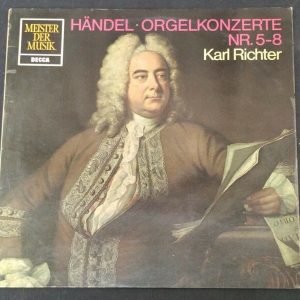Handel ‎- Organ Concertos Nos. 5 – 8  Richter  Decca SMD 1225 lp EX
