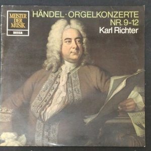 Handel ‎- Organ Concertos Nos. 9 – 12  Richter  Decca SMD 1226 lp