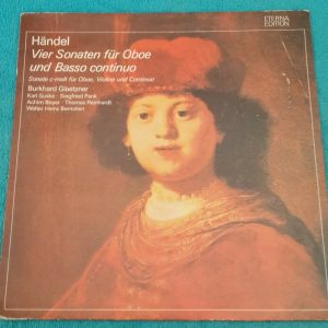 Handel – Sonatas For Oboe Basso Continuo Violin  Glaetzner Pank  ETERNA LP EX