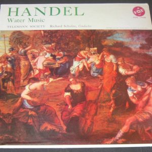 Handel  Water Music – Telemann Society Orchestra Schulze , Vox STPL 514.040 lp