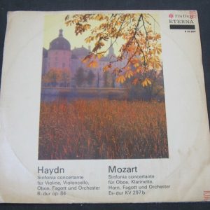 Haydn / Mozart Sinfonia concertante ETERNA 82080 lp Bosse , Erben .