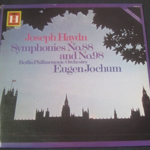 Haydn Symphonies No. 88 / 98 Eugen Jochum Wolfgang Meyer Heliodor ‎2548 241 lp